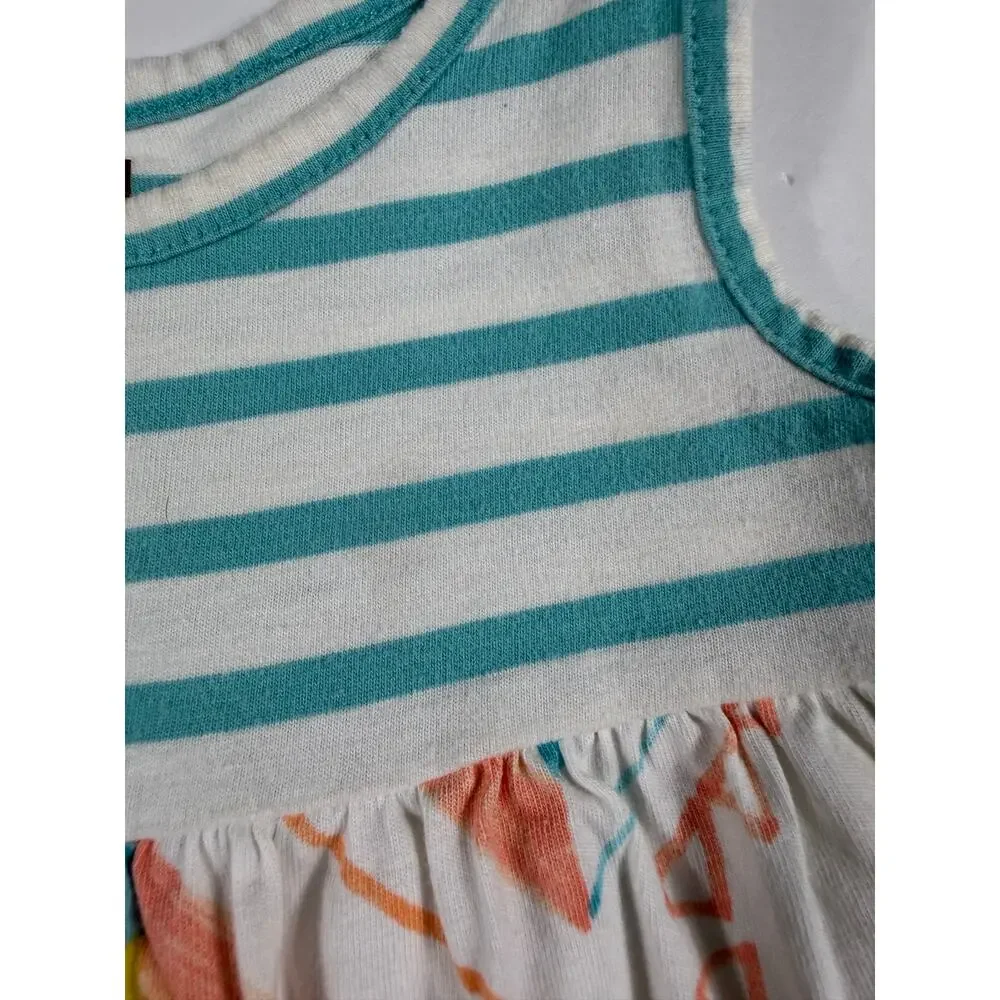 Tea Collection Striped Geometric Bubble Romper Size 18–24 Months